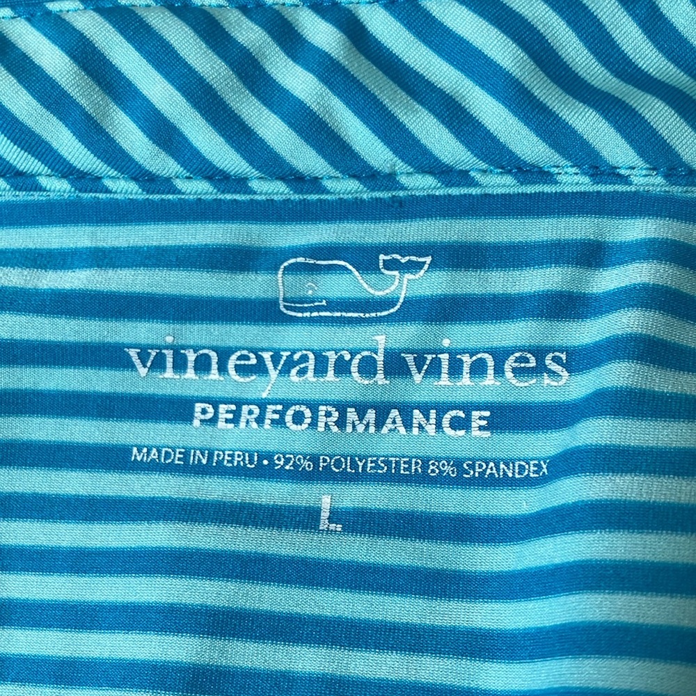 Vineyard Vines Kennedy Stripe Sankaty Performance Polo - Picture 6 of 9